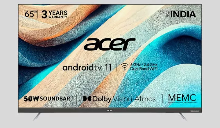 Acer 65 inches S Series 4K Ultra HD Android Smart LED TV